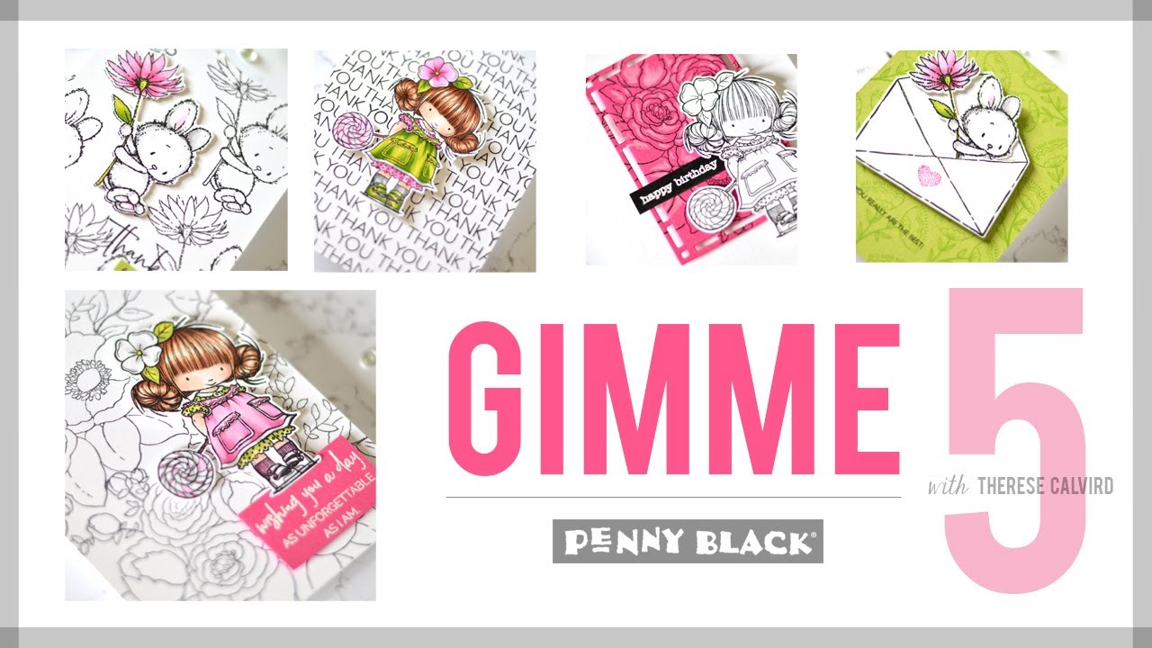 Penny Black Gimme 5 — Занятые фоны!