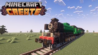 Minecraft Create | Flying Scotsman | Steam Locomotive | Tutorial