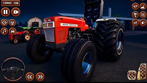 Real 🔥Tractor Farming Simulator 2025 Harvester Tractor Driving - Android Gameplay