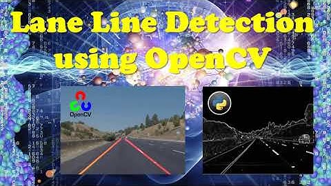Lane Line detection with openCV | Python