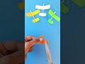 Earbuds airplane  how to make paper plane glider  must try