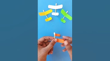 earbuds airplane , how to make paper plane glider / must try