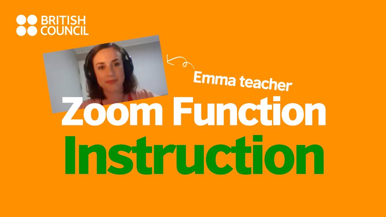 [영국문화원 어학원]Zoom Function instructions YouTube