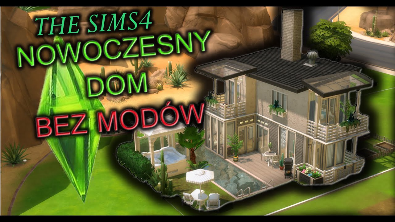 Malutki Nowoczesny Domek |The Sims 4| Speed Build BEZ MODÓW - YouTube