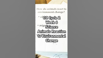 CC Cycle 2 Week 6 Science