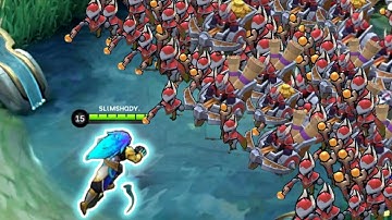 BADANG LEO VS. 1000 MINIONS (FULL DAMAGE BUILD) MOBILE LEGENDS BANG BANG