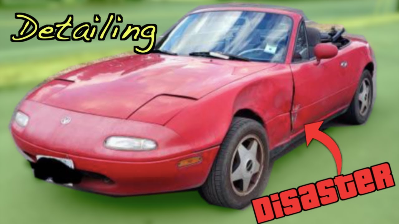 $1,200 Mazda Miata Rebuild and FULL DETAIL