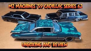 M2 Machines '59 Cadillac Series 62 (R107) Unboxing and Review, 1:64 Scale Casting is a MONSTER!