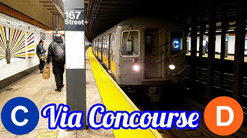 NYC Subway: C Trains Running via the Concourse Line