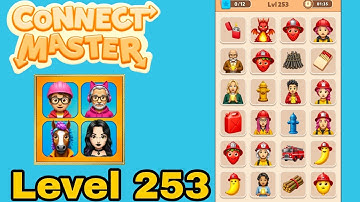 Connect master match puzzle level 253 solution walkthrough 