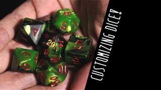 CUSTOMIZING DICE 03 - Assassin's Dice Set