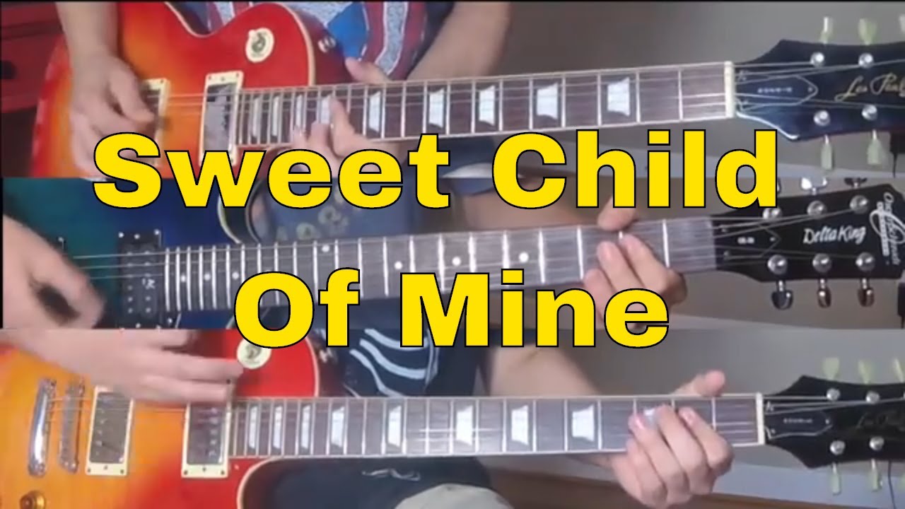 Sweet Child Of Mine Guns N' Roses [Guitar Cover] YouTube