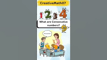 What are consecutive numbers? Explained with examples #consecutivenumbers #basicmaths #math #class6