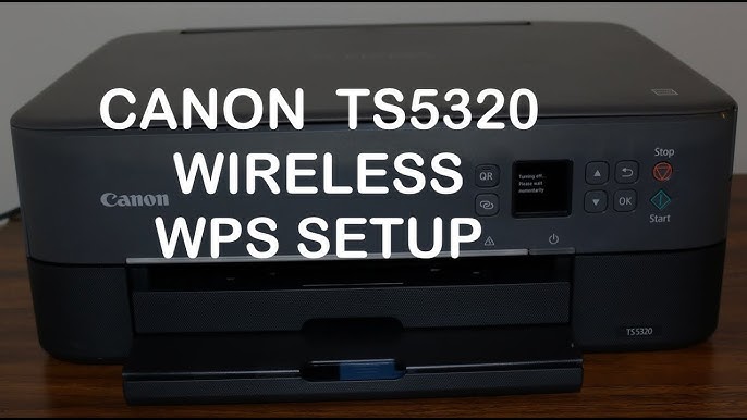 PIXMA TS5370 TS5350 TS5340 TS5320 (part2) - Setup printer and Wifi connect  with Canon PRINT App - YouTube