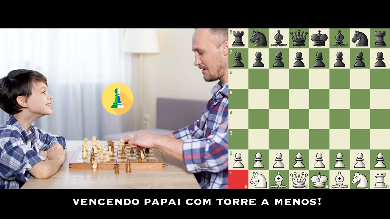 Jogando com uma torre a menos contra o papai! Paul Morphy x Alonzo Morphy  (1850) 