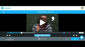 Adding questions to a video with Nearpod