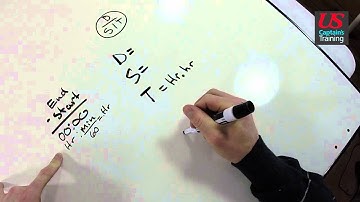 Captain License Chart Navigation – Speed Made Good Overview