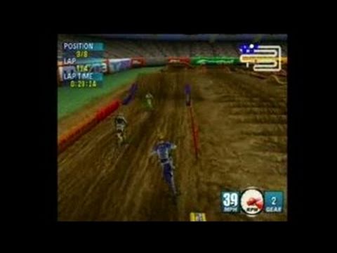 Jeremy McGrath Supercross 2000 Dreamcast Gameplay