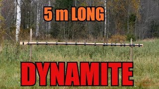 Exploding 5 Meter Dynamite Stick In Super Slow Motion  210 000 Fps
