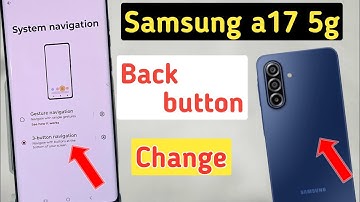 How to show back buttons in Samsung a17 | Samsung a17 me back button kaise lagye | navigation bar