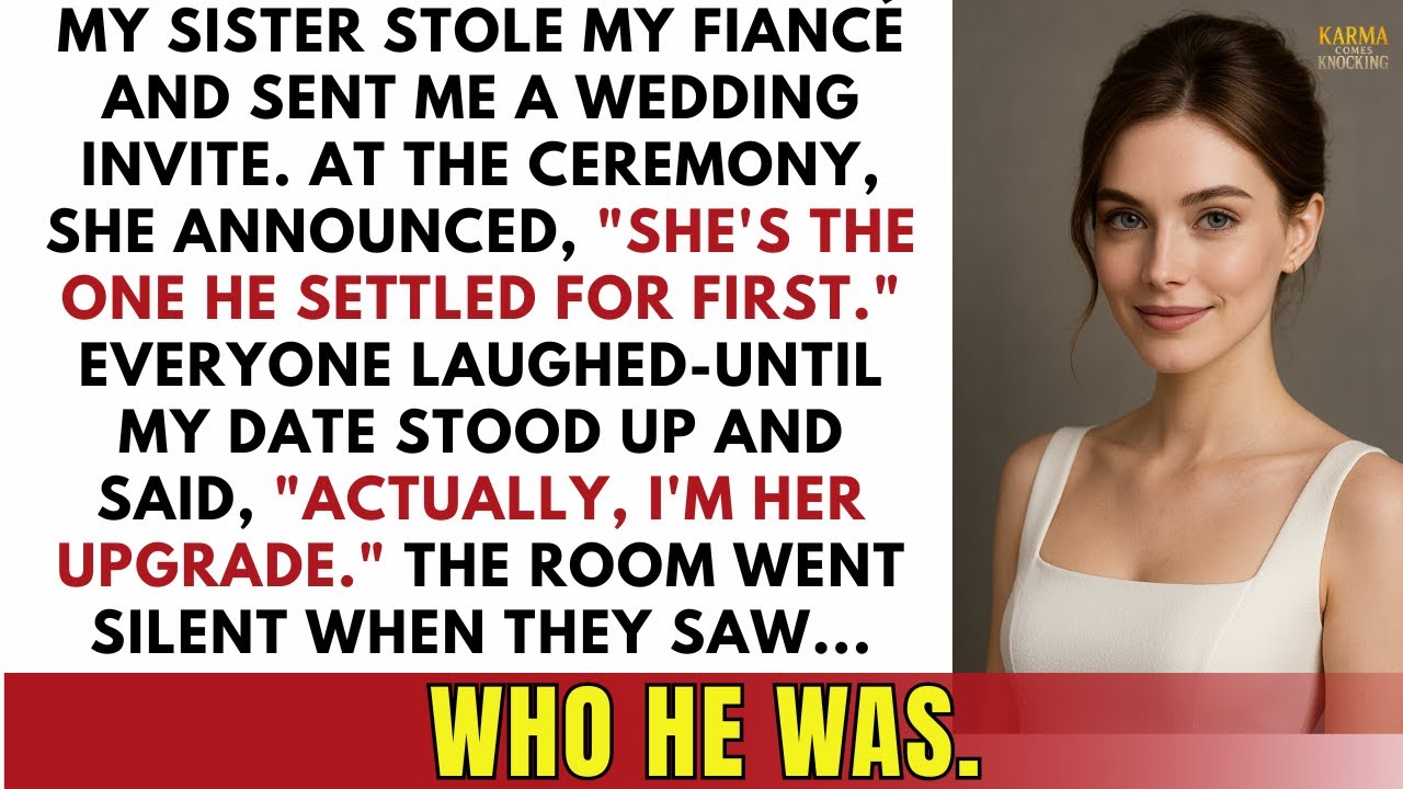 Моя сестра увела моего жениха и прислала мне приглашение на свадьбу. На церемонии она...