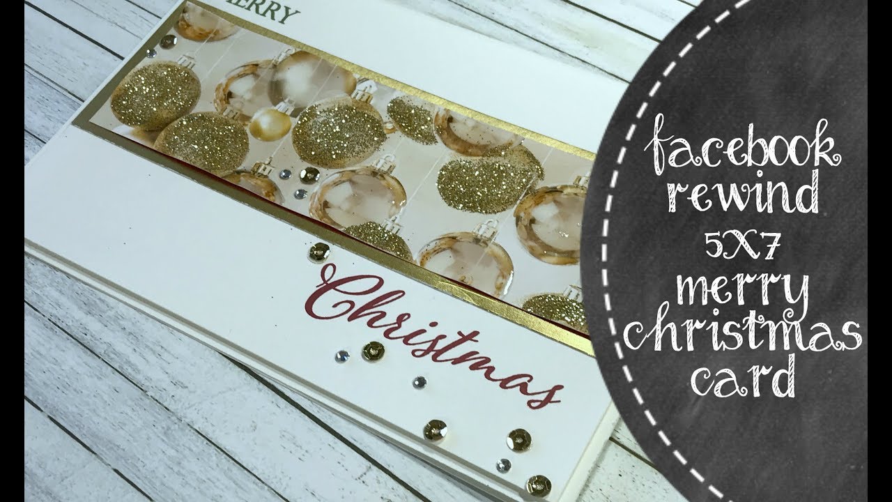 5x7 merry christmas card youtube 5x7 christmas card