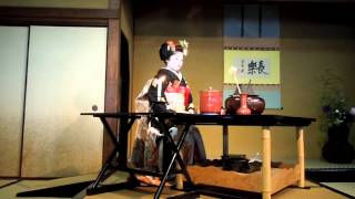 20130517 舞妓さんのお茶のお点前　Tea ceremony by "Maiko", immature Geisya Girl