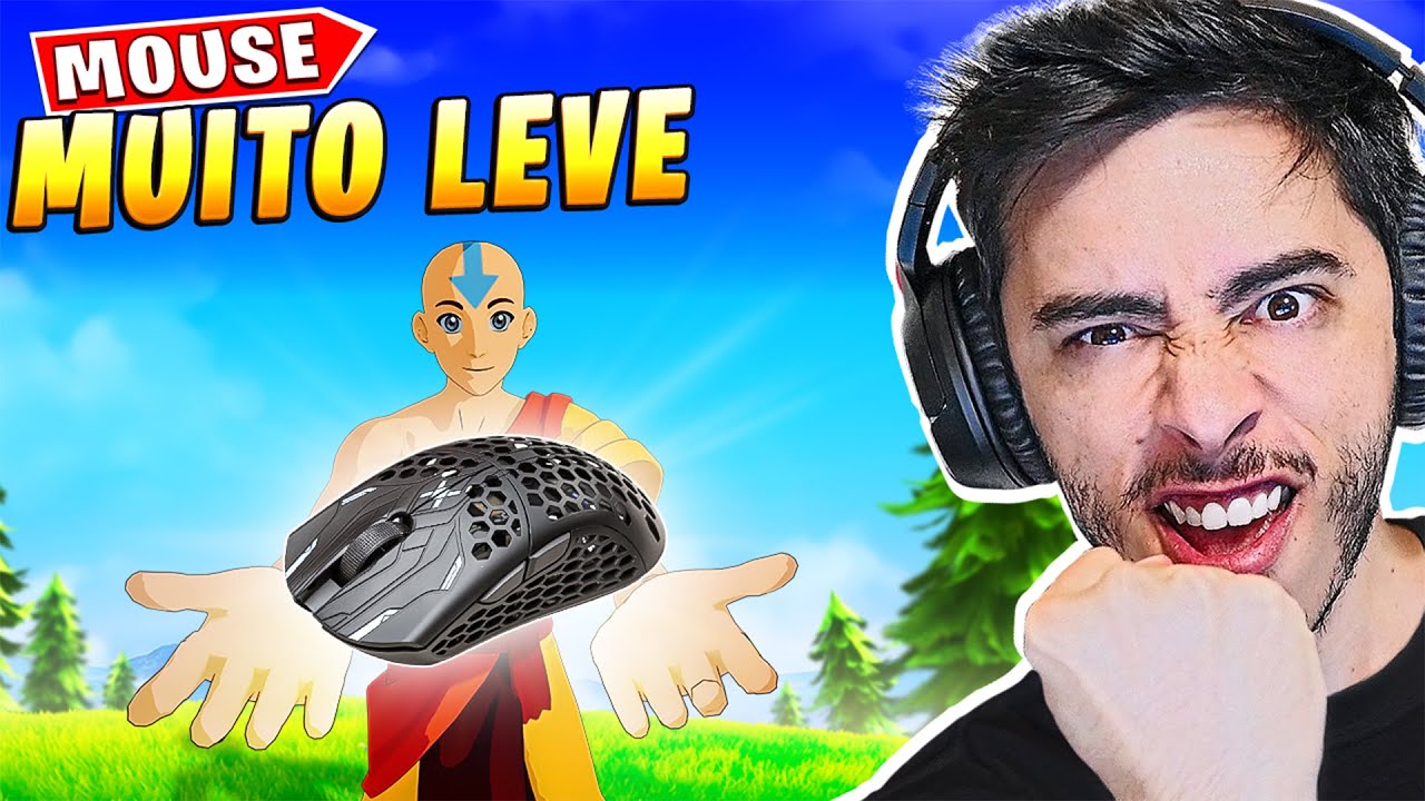 JOGUEI FORTNITE COM UM MOUSE DE 31 GRAMAS! - YouTube