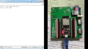 ESP32輔助板LED燈影片