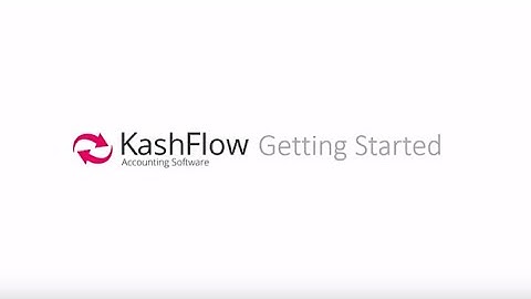 KashFlow - Getting Started