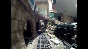 MODEL TRAIN LAYOUT SETTING THE BAR - Part 2 (GoPro HD2)