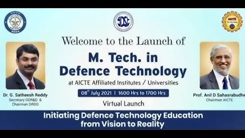 AICTE-DRDO launches M.Tech in Defence Technology