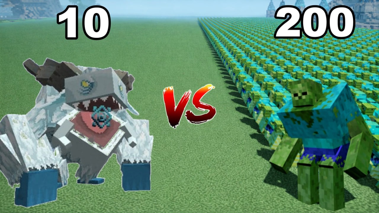 10 Frostmaw vs 200 mutant zombie