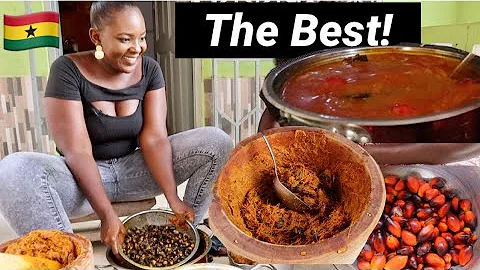 Cooking Ghana's (West Africa) Most Common Food | P...
