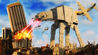 Realistic AT-AT Destruction 😱 Teardown