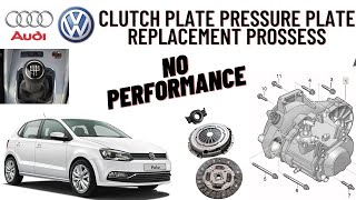 Volkswagen polo Pikup problem clutch plate pressure plate and release baring change process