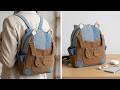 You Won’t Believe This School Backpack Was Made from Old Jeans in 15 Minutes! 😱