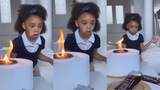 Ella Bands Dying Laughing At Daughter Having Melted Marshmallow On Her Face