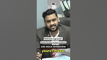Question of the Day | DJS Mock Interview | StudyIQ Judiciary