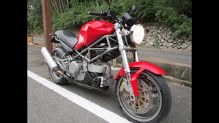 ☆ドゥカティ 2002年 キャブ車 モンスターM400 始動走行チェック動画