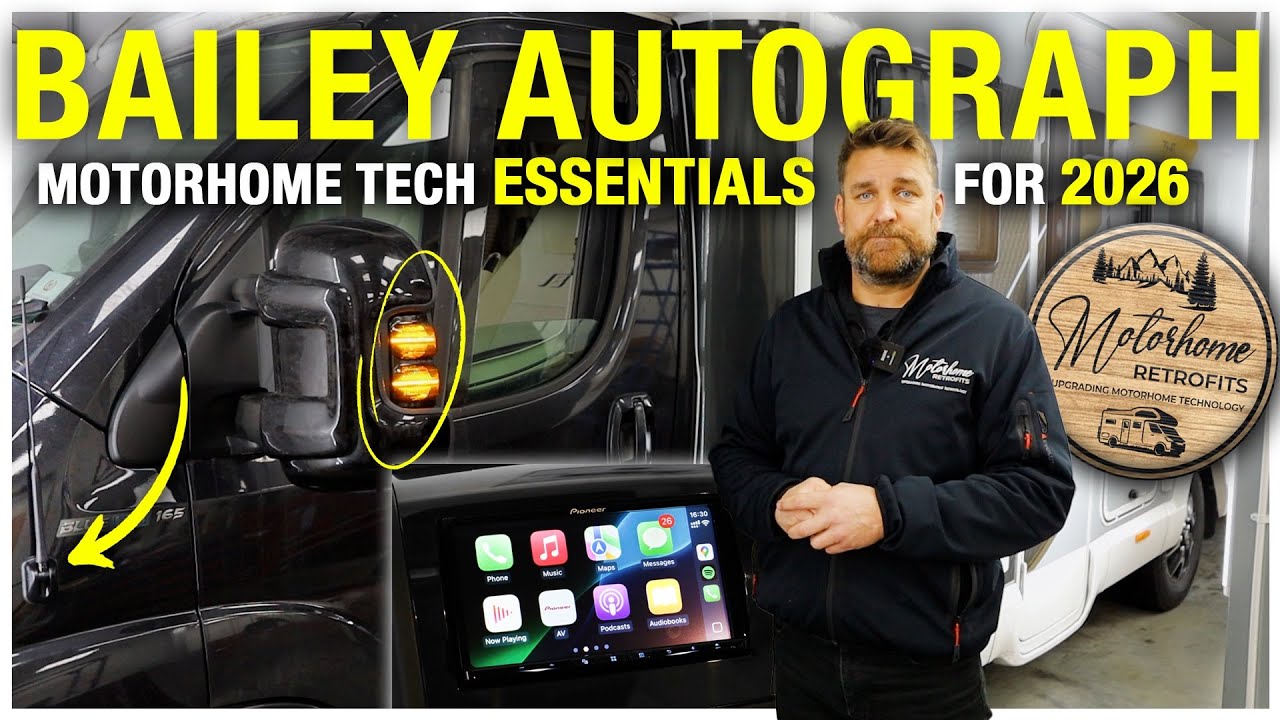 Bailey Autograph Motorhome | Pioneer Head Unit & More (2026 Essential Tech Upgrades!)