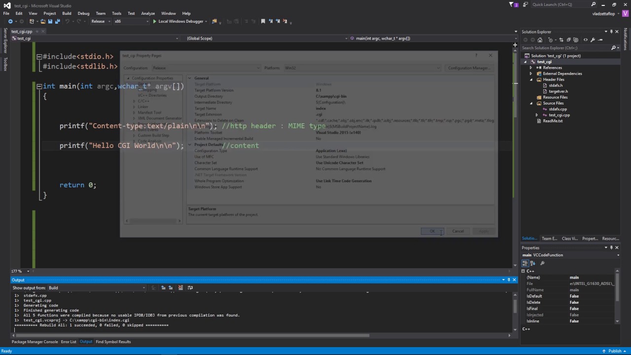 Update Use C++ as a Server Side Language (CGI Common Gateway Interface)