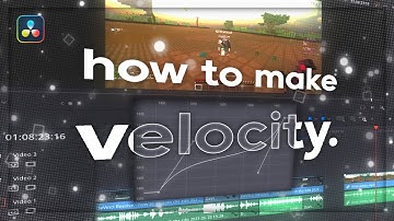 How to Make 𝗦𝗠𝗢𝗢𝗧𝗛 Velocity // Davinci Resolve No Plugins