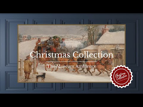Christmas TV Art • Christmas Painting Ambience  • Vintage Art for TV • 3 hours of HD steady painting