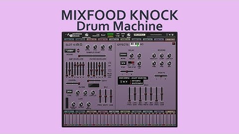 Mixfood Knock Drum Machine (Reason Rack Extension)