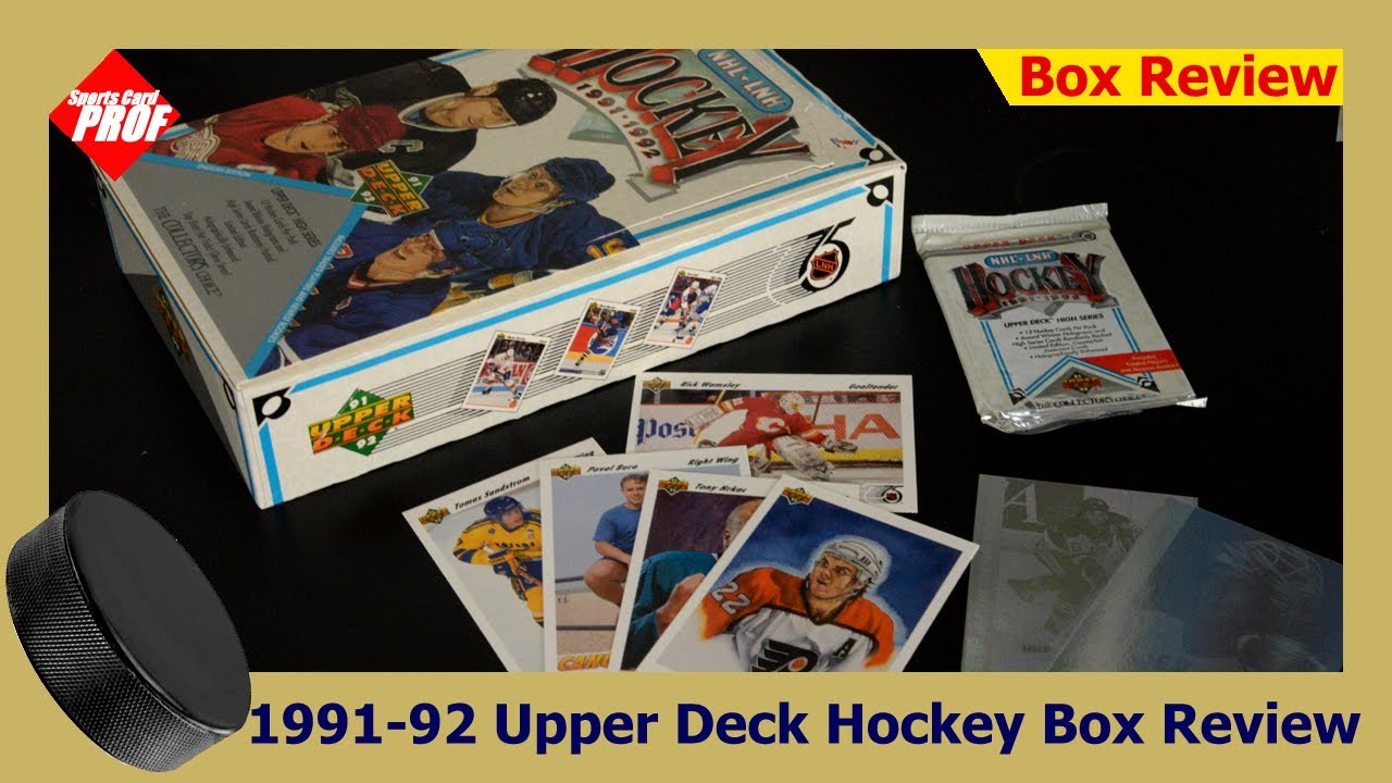 1991-92 Upper Deck Hockey Cards Checklist, Set Info, Boxes, Reviews