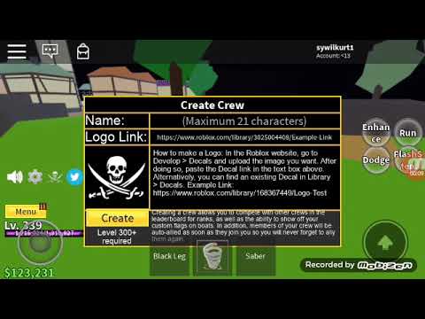 How to Create crew to blox piece - YouTube