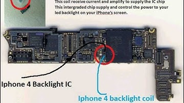 iPhone 4 No Backlight and Dim Screen solution Coil and IC   CyberDoctorMD.com
