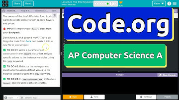 Code.org Lesson 4.7 The this Keyword | Tutorial with Answers | Unit 2 CSA