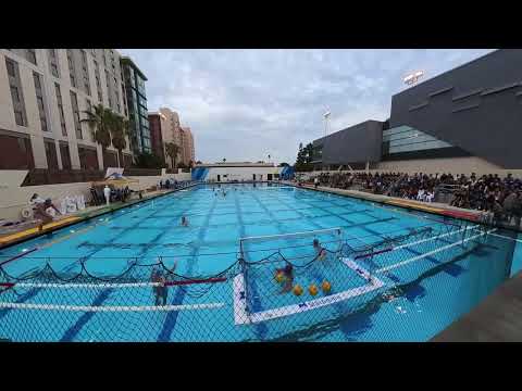 SJSU Men's Water Polo Warming Up Before the Match Against Team China-Shanghai.